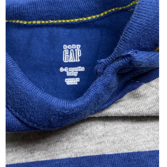 Three Boys Bundle 0-9 Month Baby Gap, First Impressions, & Wrangler Shirt - Picture 4 of 10
